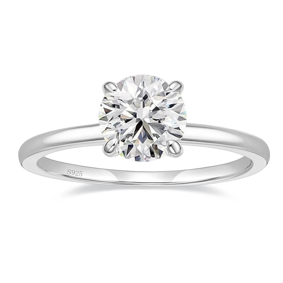 S925 ROUND CUT RING