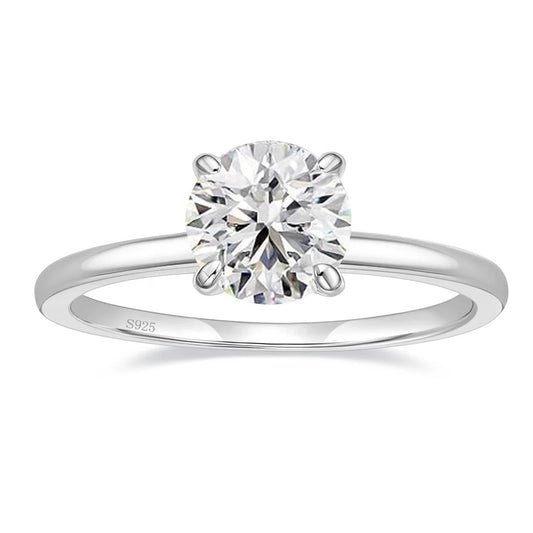 S925 ROUND CUT RING